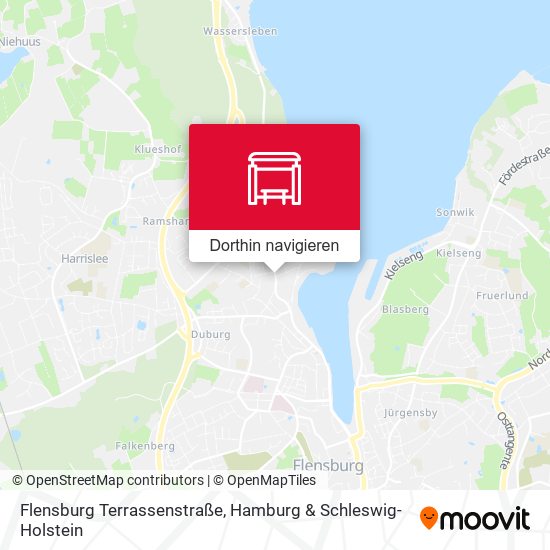Flensburg Terrassenstraße Karte