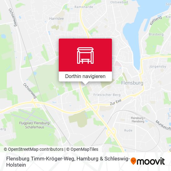 Flensburg Timm-Kröger-Weg Karte