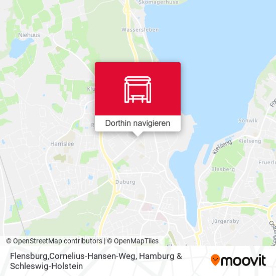 Flensburg,Cornelius-Hansen-Weg Karte