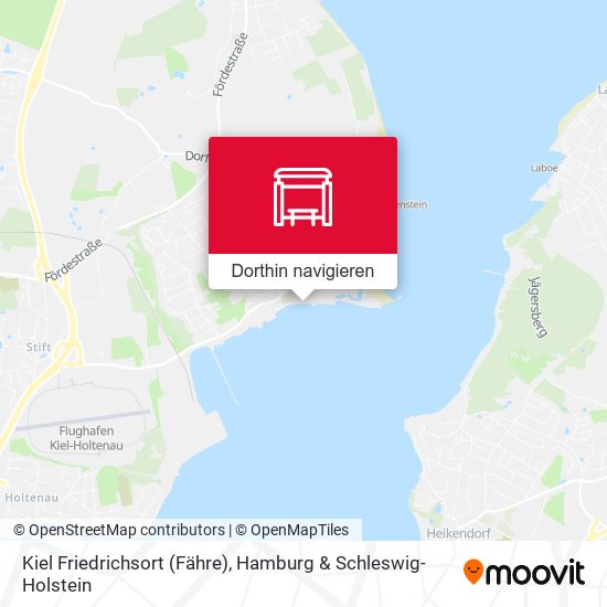 Kiel Friedrichsort (Fähre) Karte