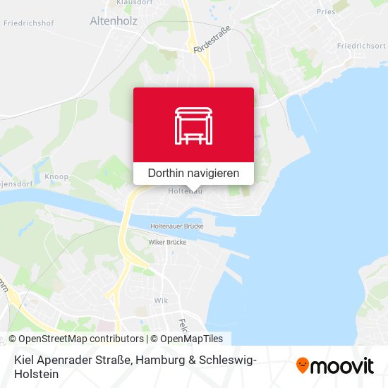 Kiel Apenrader Straße Karte