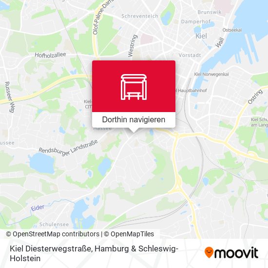 Kiel Diesterwegstraße Karte