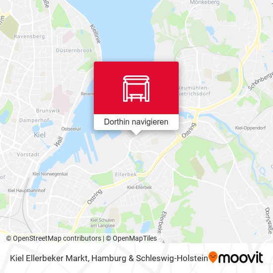 Kiel Ellerbeker Markt Karte