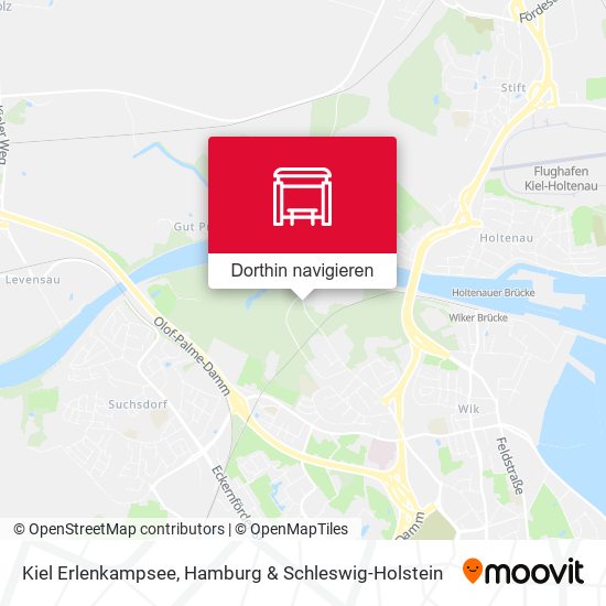 Kiel Erlenkampsee Karte