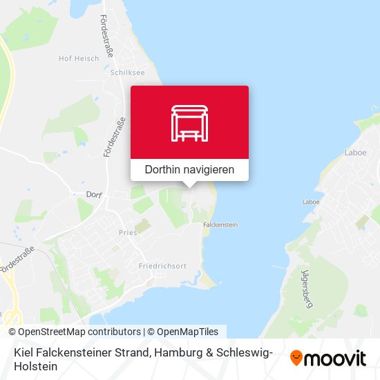 Kiel Falckensteiner Strand Karte