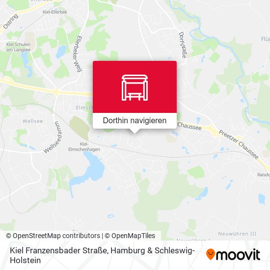 Kiel Franzensbader Straße Karte