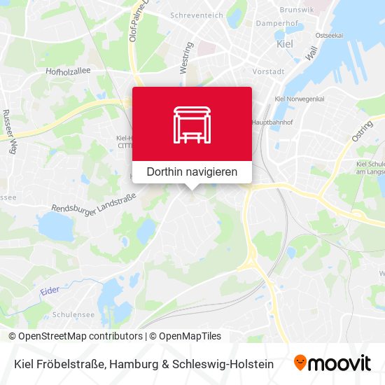 Kiel Fröbelstraße Karte