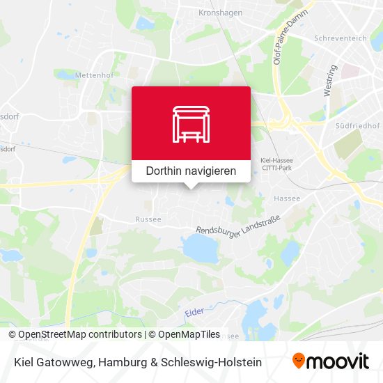 Kiel Gatowweg Karte