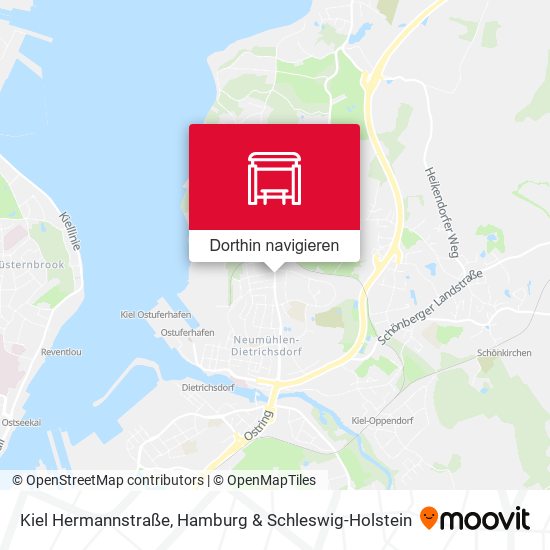 Kiel Hermannstraße Karte