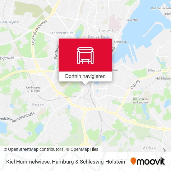 Kiel Hummelwiese Karte