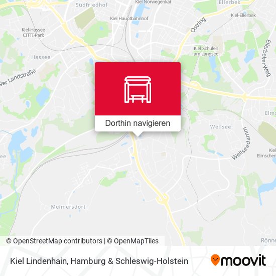 Kiel Lindenhain Karte