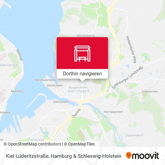 Kiel Lüderitzstraße Karte