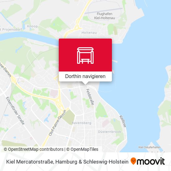 Kiel Mercatorstraße Karte