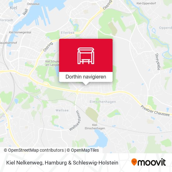 Kiel Nelkenweg Karte