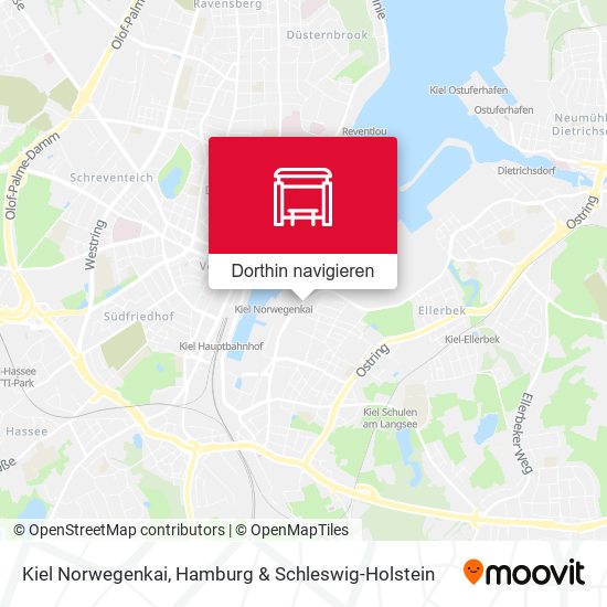 Kiel Norwegenkai Karte