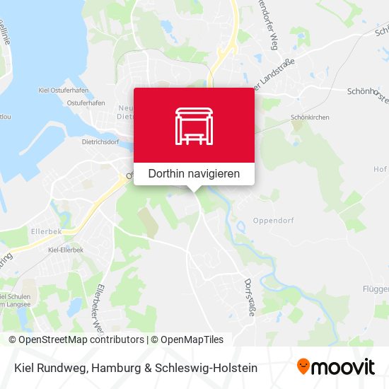 Kiel Rundweg Karte