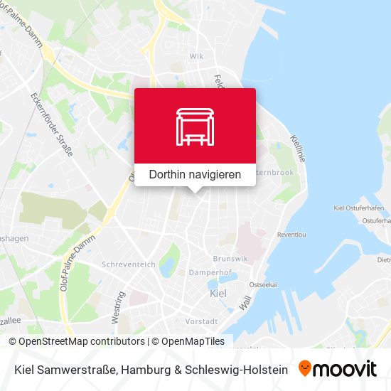 Kiel Samwerstraße Karte