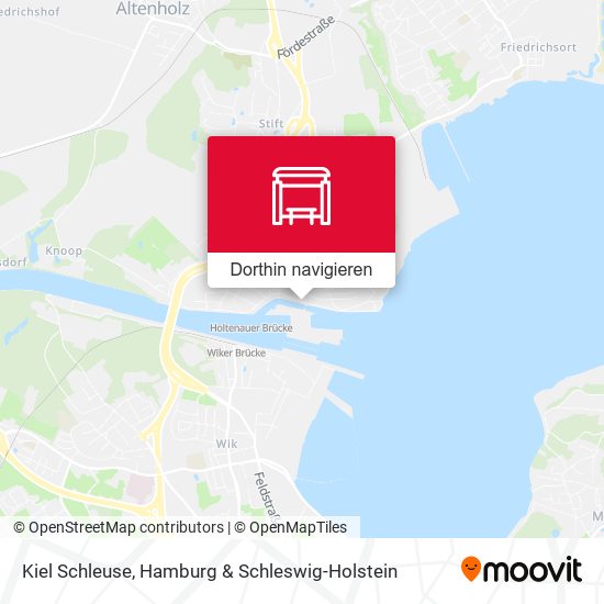 Kiel Schleuse Karte