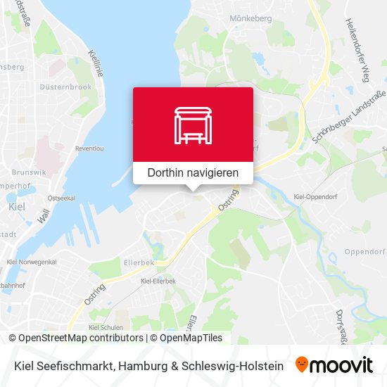 Kiel Seefischmarkt Karte