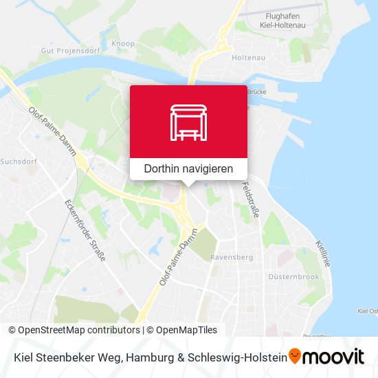 Kiel Steenbeker Weg Karte