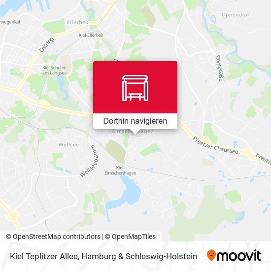 Kiel Teplitzer Allee Karte