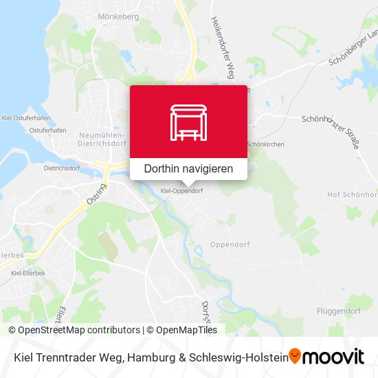 Kiel Trenntrader Weg Karte