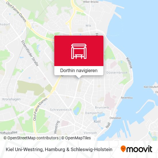 Kiel Uni-Westring Karte