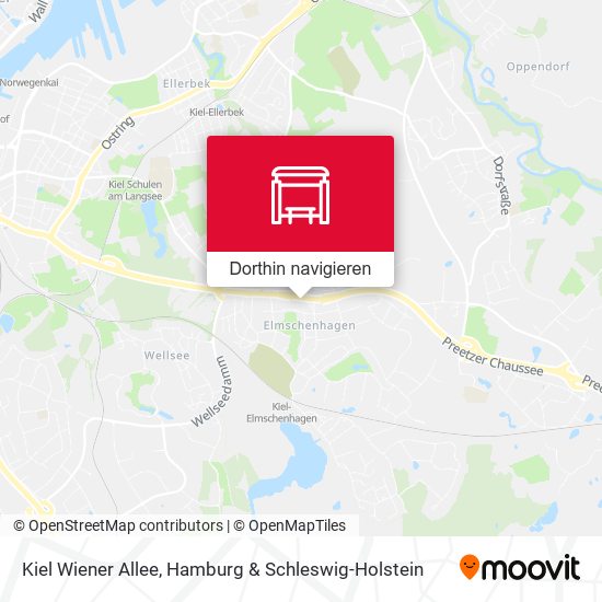 Kiel Wiener Allee Karte