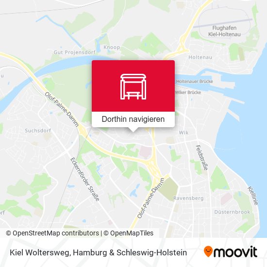 Kiel Woltersweg Karte