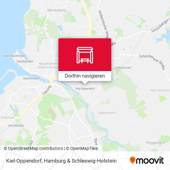 Kiel Bahnhof Oppendorf Karte