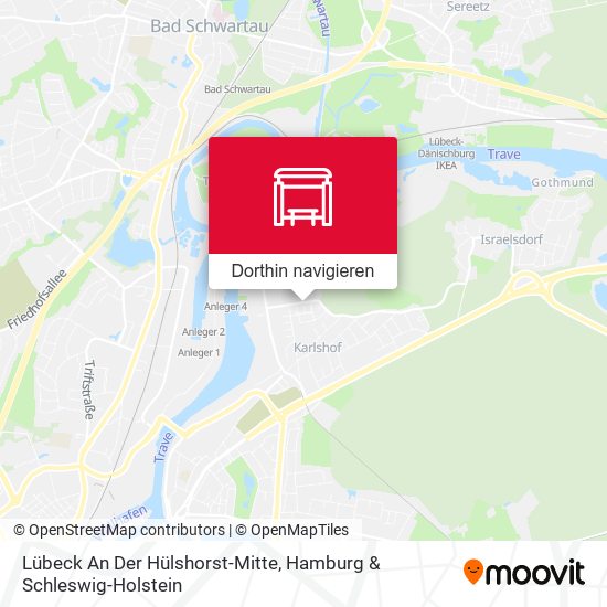 Lübeck An Der Hülshorst-Mitte Karte