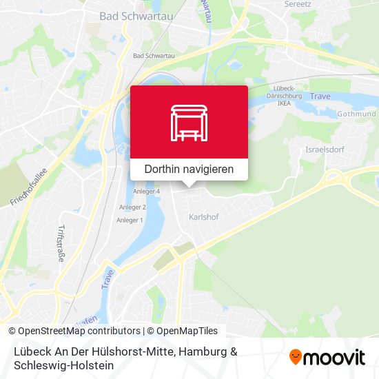 Lübeck An Der Hülshorst-Mitte Karte