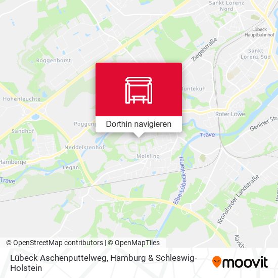 Lübeck Aschenputtelweg Karte