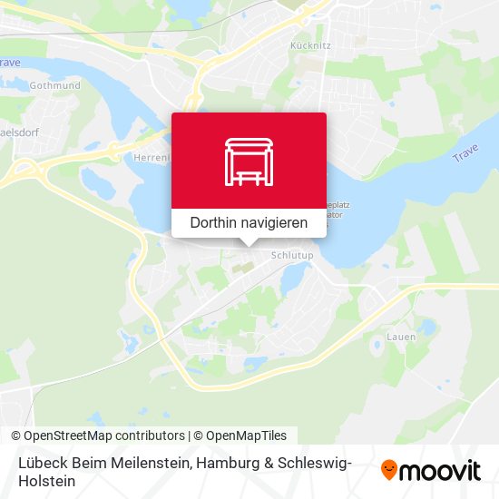 Lübeck Beim Meilenstein Karte