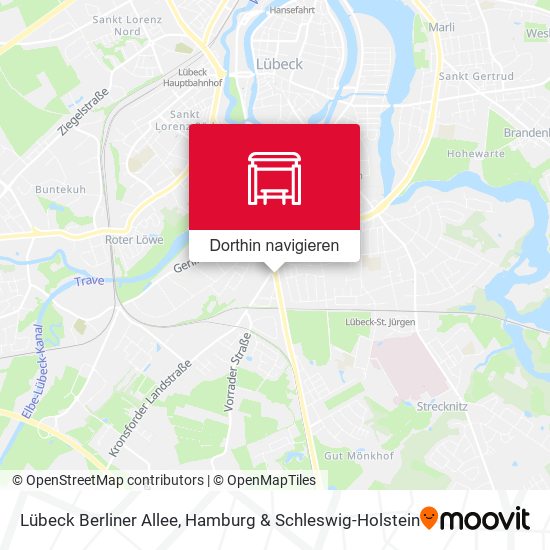 Lübeck Berliner Allee Karte