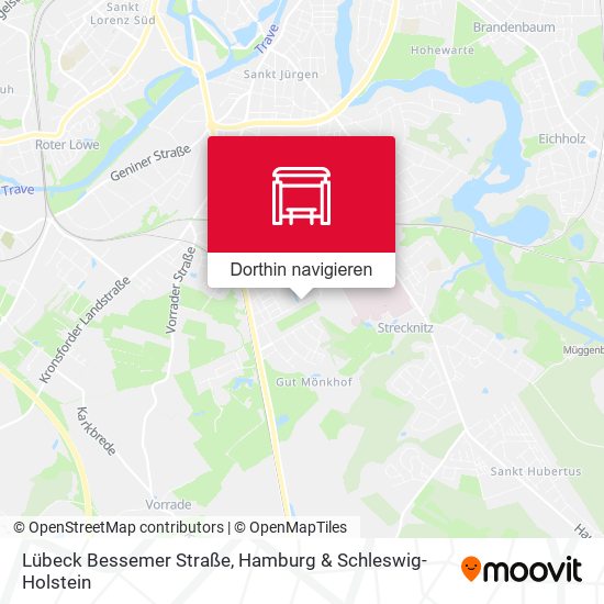 Lübeck Bessemer Straße Karte