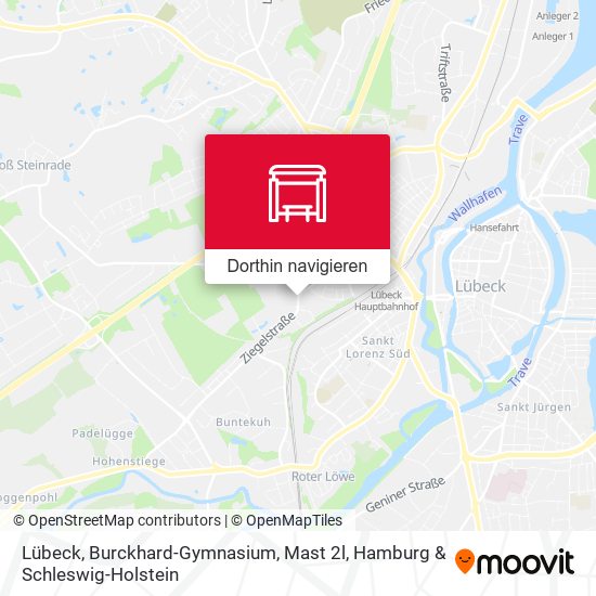 Lübeck, Burckhard-Gymnasium, Mast 2l Karte