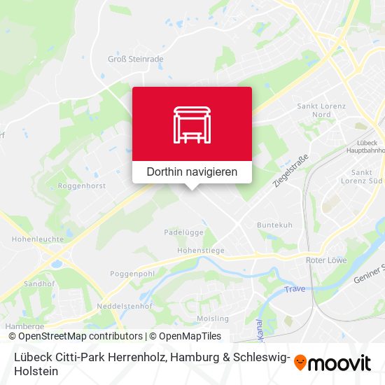 Lübeck Citti-Park Herrenholz Karte