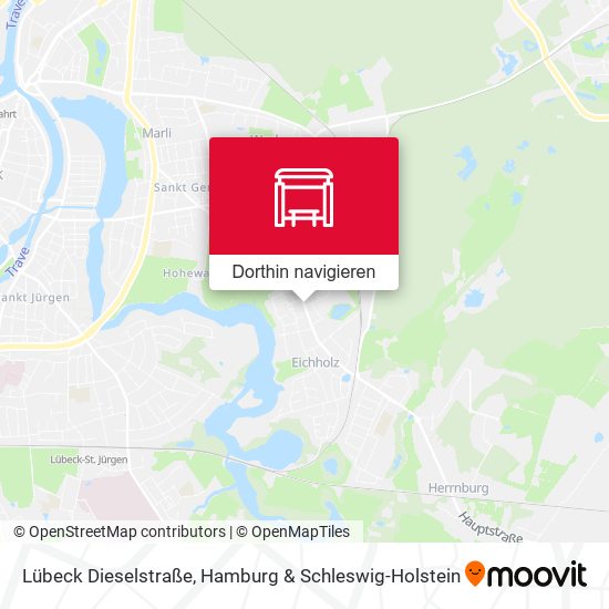 Lübeck Dieselstraße Karte