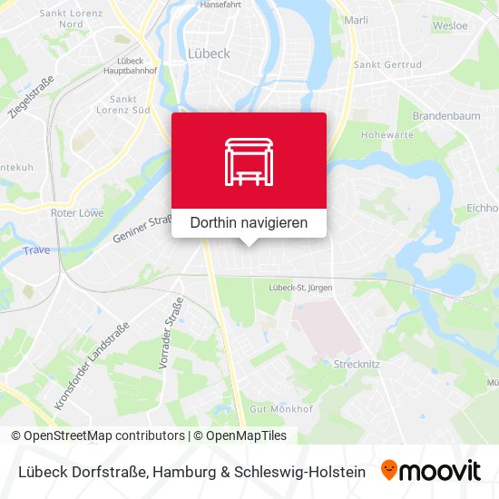 Lübeck Dorfstraße Karte