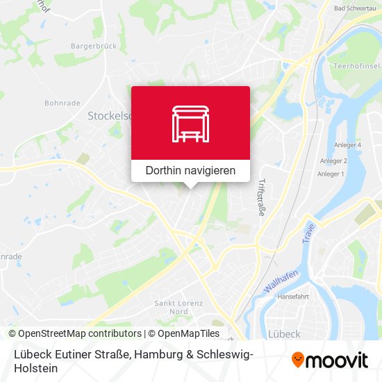 Lübeck Eutiner Straße Karte
