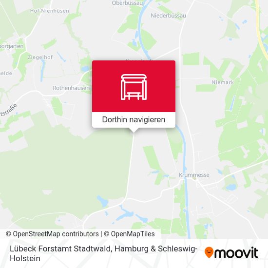 Lübeck Forstamt Stadtwald Karte