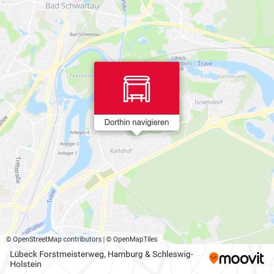 Lübeck Forstmeisterweg Karte