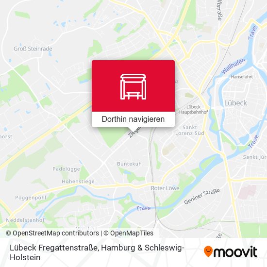 Lübeck Fregattenstraße Karte