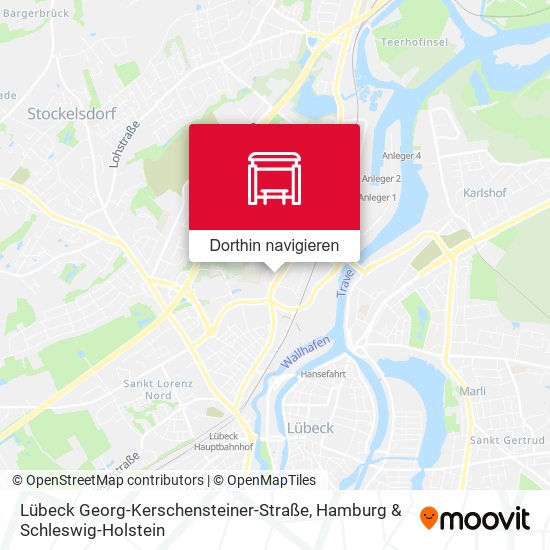 Lübeck Georg-Kerschensteiner-Straße Karte