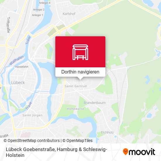 Lübeck Goebenstraße Karte