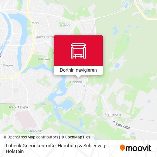 Lübeck Guerickestraße Karte