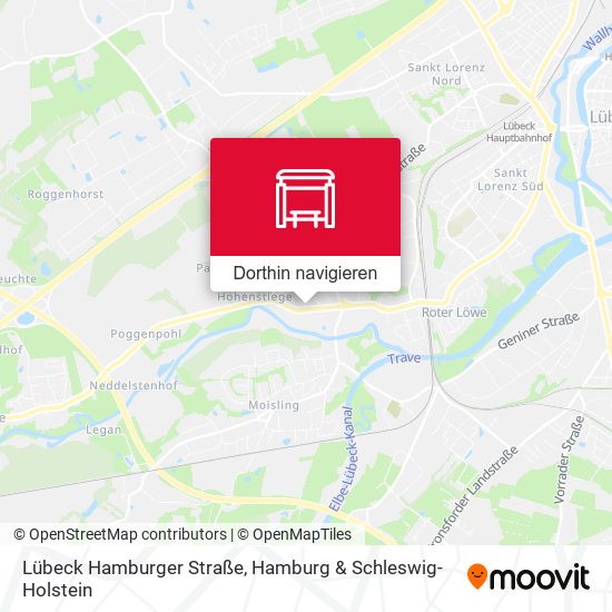 Lübeck Hamburger Straße Karte