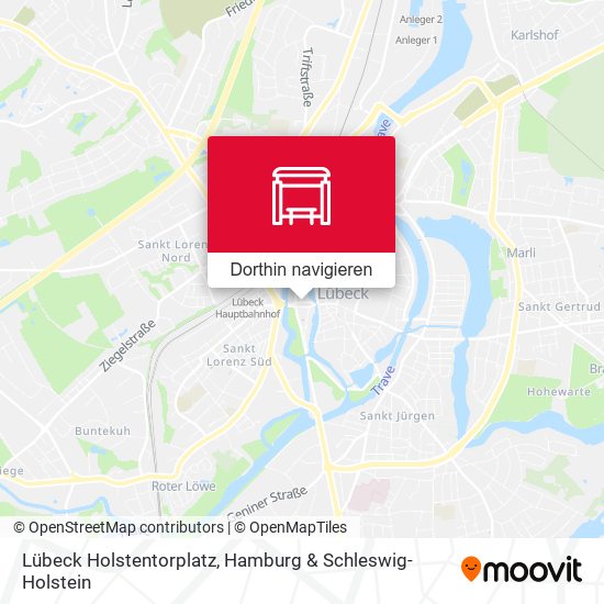 Lübeck Holstentorplatz Karte