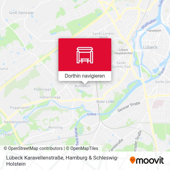 Lübeck Karavellenstraße Karte